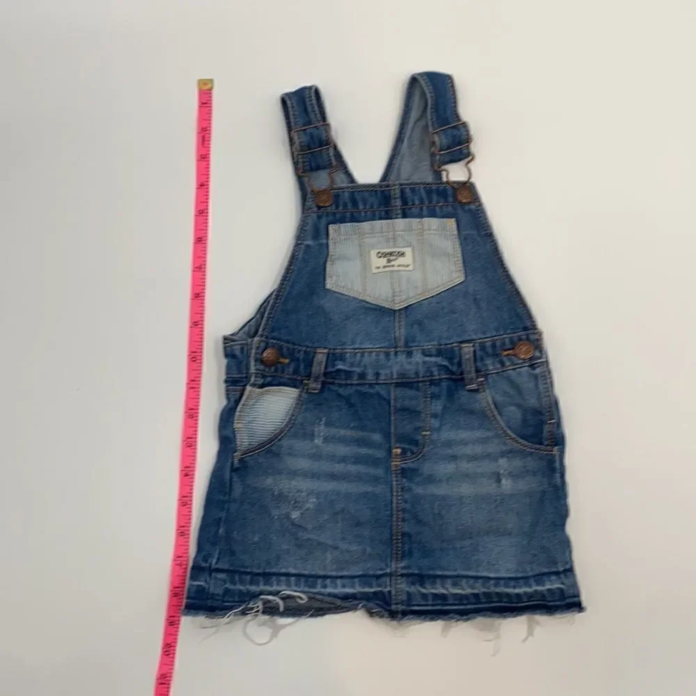 OshKosh B’gosh denim skirt/dress overalls Size 3T